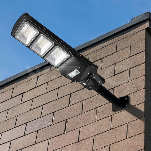 12W LED Соларна Улична Лампа Пластик 6000K Черно Тяло - изглед 3 - rZ commerce 12W LED Соларна Улична Лампа Пластик 6000K Черно Тяло - изглед 3