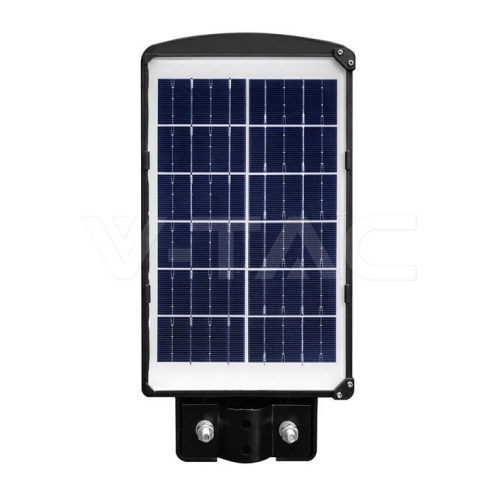 6W LED Соларна Улична Лампа Пластик 6000K Черно Тяло - изглед 7