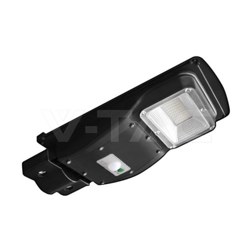 6W LED Соларна Улична Лампа Пластик 6000K Черно Тяло - изглед 6