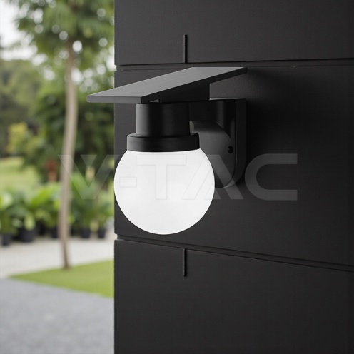 0.9W LED Соларна Стенна 3в1 Черно Тяло IP54 С Дистанционно - изглед 10 - rZ commerce 0.9W LED Соларна Стенна 3в1 Черно Тяло IP54 С Дистанционно - изглед 10