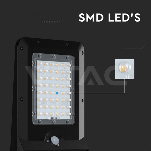 20W LED Соларна Улична Лампа 5400mAh CCT:3IN1 Черно Тяло - изглед 7 - rZ commerce 20W LED Соларна Улична Лампа 5400mAh CCT:3IN1 Черно Тяло - изглед 7
