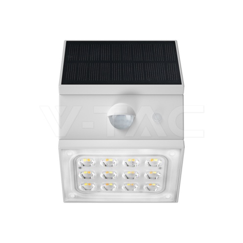 2.5W LED Соларна Стенна Със Сензор 1200mAh 3.7V CCT:3IN1 Бяло Тяло - изглед 12 - rZ commerce 2.5W LED Соларна Стенна Със Сензор 1200mAh 3.7V CCT:3IN1 Бяло Тяло - изглед 12