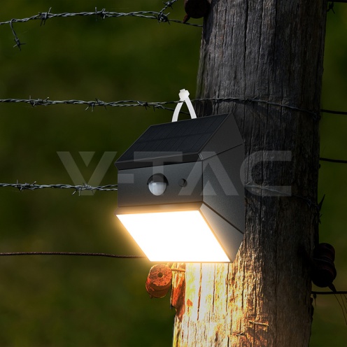 2.5W LED Соларна Стенна Със Сензор 1200mAh 3.7V CCT:3IN1 Черно Тяло - изглед 11 - rZ commerce 2.5W LED Соларна Стенна Със Сензор 1200mAh 3.7V CCT:3IN1 Черно Тяло - изглед 11