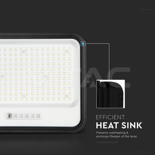 400W LED Соларен Прожектор 2000K-8000K Черно Тяло - изглед 8 - rZ commerce 400W LED Соларен Прожектор 2000K-8000K Черно Тяло - изглед 8