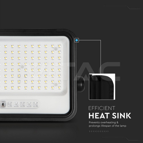 200W LED Соларен Прожектор 2000K-8000K Черно Тяло - изглед 10 - rZ commerce 200W LED Соларен Прожектор 2000K-8000K Черно Тяло - изглед 10