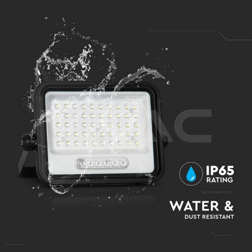 100W LED Соларен Прожектор 2000K-8000K Черно Тяло - изглед 12