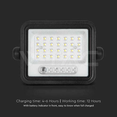 50W LED Соларен Прожектор 2000K-8000K Черно Тяло - изглед 14 - rZ commerce 50W LED Соларен Прожектор 2000K-8000K Черно Тяло - изглед 14
