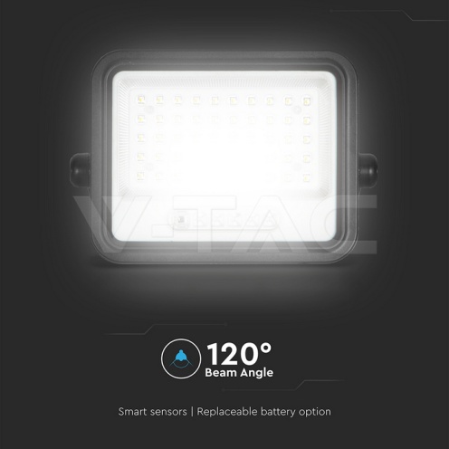 100W LED Соларен Прожектор 2000K-8000K Черно Тяло - изглед 2