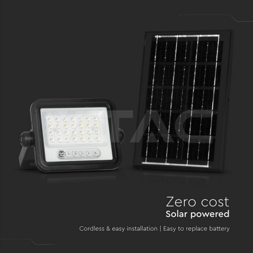 50W LED Соларен Прожектор 2000K-8000K Черно Тяло - изглед 11 - rZ commerce 50W LED Соларен Прожектор 2000K-8000K Черно Тяло - изглед 11