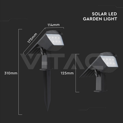 1.3W LED Соларно Колче IP65 CCT - изглед 9