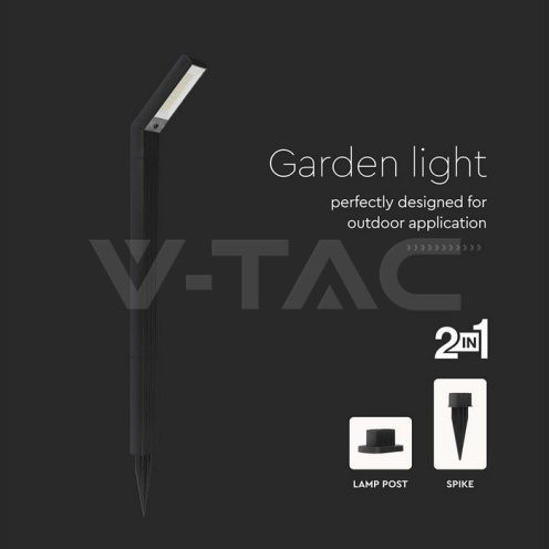 1.5W Соларно Градинско Колче Черно Тяло IP65 - изглед 6