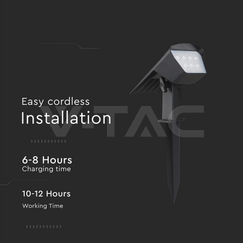 1.3W LED Соларно Колче IP65 CCT - изглед 5