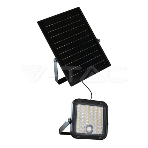 10W LED Соларен Прожектор LiFePo Батерия 3.7V Черен CCT 4000K + 6000K - изглед 13 - rZ commerce 10W LED Соларен Прожектор LiFePo Батерия 3.7V Черен CCT 4000K + 6000K - изглед 13