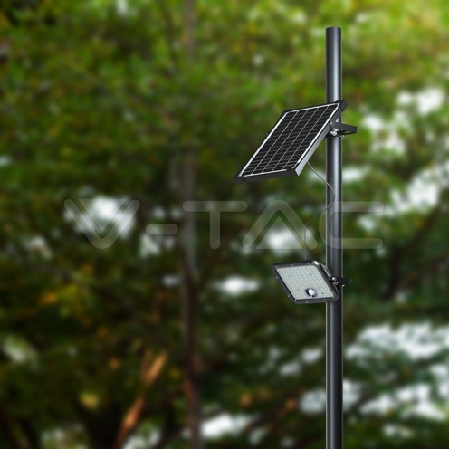 10W LED Соларен Прожектор LiFePo Батерия 3.7V Черен CCT 4000K + 6000K - изглед 10 - rZ commerce 10W LED Соларен Прожектор LiFePo Батерия 3.7V Черен CCT 4000K + 6000K - изглед 10