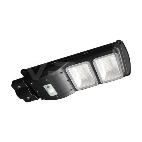 8W LED Соларна Улична Лампа Пластик 6000K Черно Тяло - изглед 6