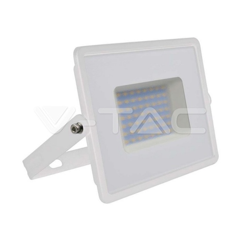 50W LED Прожектор Е-Series G2 Бяло Тяло 6500K - изглед 1