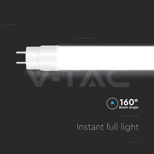 LED Пура T8 24W 150 см Nano Пластик 4000K Неротационна - изглед 4