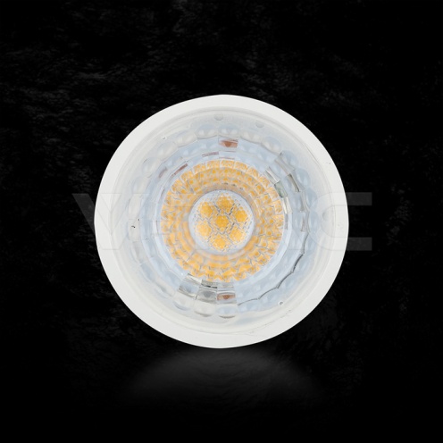 LED Крушка CREE ЧИП 6W GU10 SMD Пластик 110° 6400K - изглед 2 - rZ commerce LED Крушка CREE ЧИП 6W GU10 SMD Пластик 110° 6400K - изглед 2