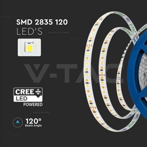 10W LED Лента CREE ЧИП 4000K IP20 24V 8MM DOUBLE PCB - изглед 3 - rZ commerce 10W LED Лента CREE ЧИП 4000K IP20 24V 8MM DOUBLE PCB - изглед 3