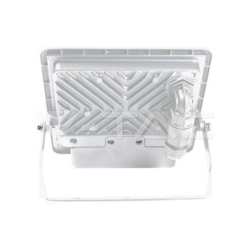 30W LED Прожектор PIR Сензор SAMSUNG ЧИП Бяло Тяло 4000К - изглед 5