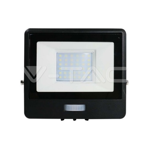 30W LED Прожектор PIR Сензор SAMSUNG ЧИП Черно Тяло 6400К - изглед 6 - rZ commerce 30W LED Прожектор PIR Сензор SAMSUNG ЧИП Черно Тяло 6400К - изглед 6
