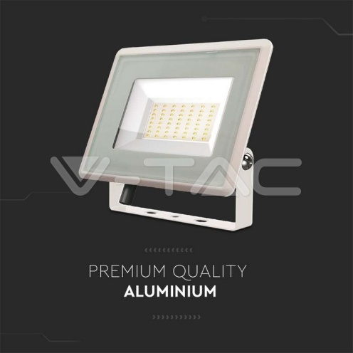 50W LED Прожектор Бяло Тяло 6400K - изглед 6