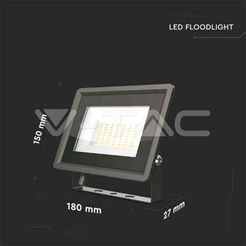 50W LED Прожектор Черно Тяло 6400K - изглед 7