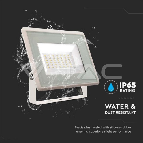30W LED Прожектор Бяло Тяло 6400K - изглед 5