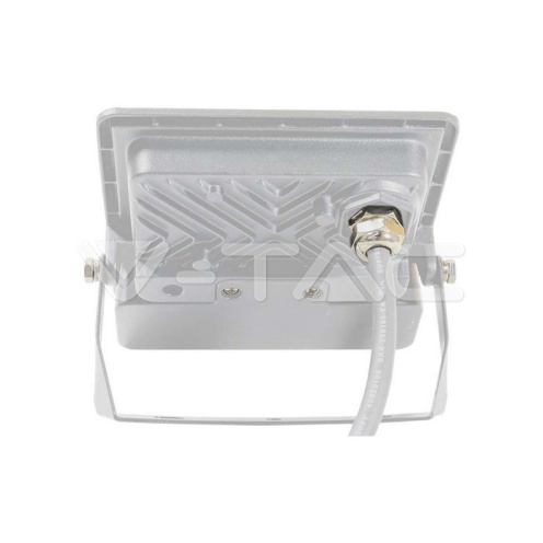 10W LED Прожектор PIR Сензор SAMSUNG ЧИП Бяло Тяло 6400К 1М Кабел - изглед 4
