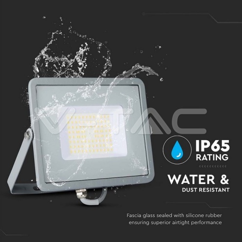 50W LED Прожектор SAMSUNG ЧИП SMD G2 SLIM Сиво Тяло 4000К - изглед 14 - rZ commerce 50W LED Прожектор SAMSUNG ЧИП SMD G2 SLIM Сиво Тяло 4000К - изглед 14