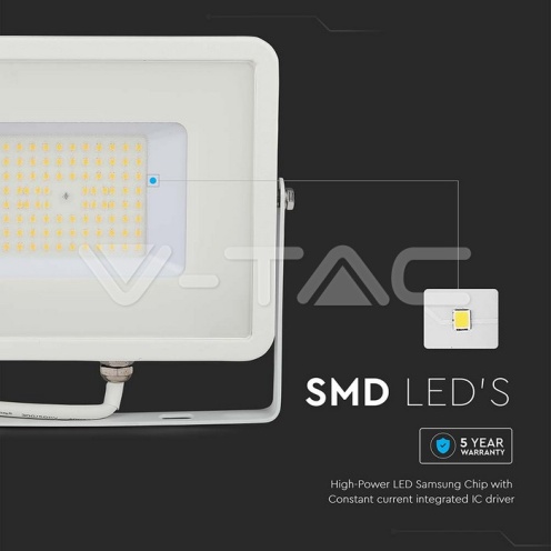 50W LED Прожектор SAMSUNG ЧИП SMD G2 SLIM Бяло Тяло 4000К - изглед 9 - rZ commerce 50W LED Прожектор SAMSUNG ЧИП SMD G2 SLIM Бяло Тяло 4000К - изглед 9