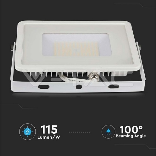50W LED Прожектор SAMSUNG ЧИП SMD G2 SLIM Бяло Тяло 4000К - изглед 2 - rZ commerce 50W LED Прожектор SAMSUNG ЧИП SMD G2 SLIM Бяло Тяло 4000К - изглед 2