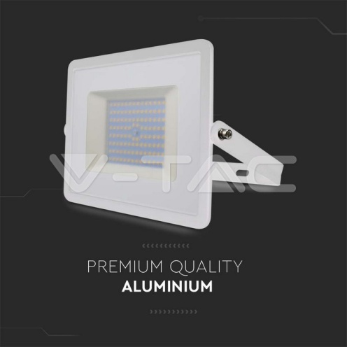 100W LED Прожектор Е-Series G2 Бяло Тяло 3000K - изглед 6