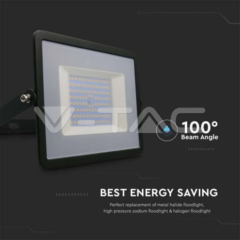 100W LED Прожектор Е-Series G2 Черно Тяло 4000K - изглед 4