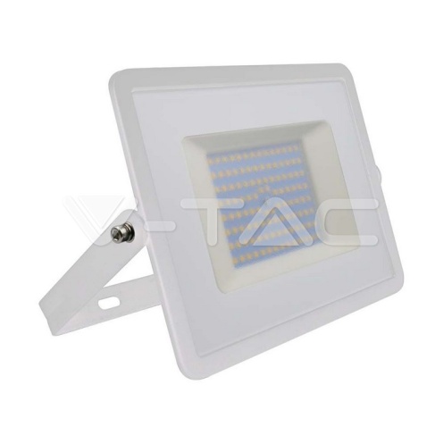 100W LED Прожектор Е-Series G2 Бяло Тяло 3000K - изглед 1