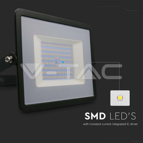 100W LED Прожектор Е-Series G2 Черно Тяло 4000K - изглед 2