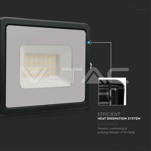 30W LED Прожектор Е-Series G2 Черно Тяло 4000K - изглед 3