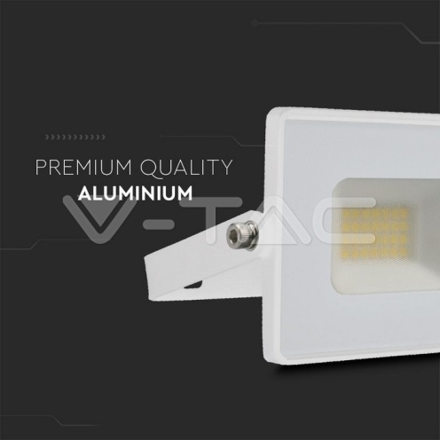 20W LED Прожектор Е-Series G2 Бяло Тяло 3000K - изглед 6