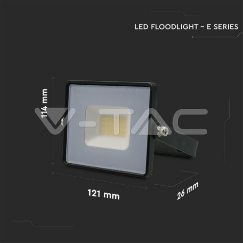 20W LED Прожектор Е-Series G2 Черно Тяло 4000K - изглед 7