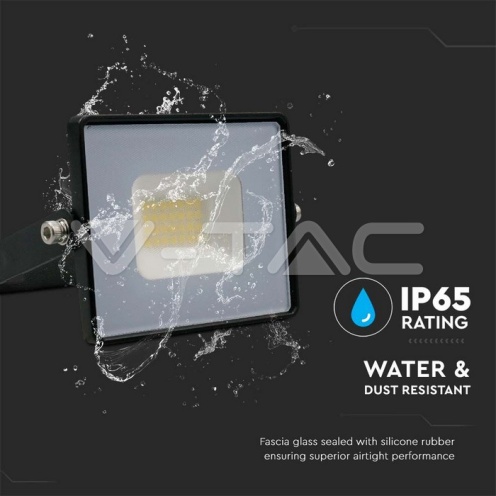 20W LED Прожектор Е-Series G2 Черно Тяло 3000K - изглед 5