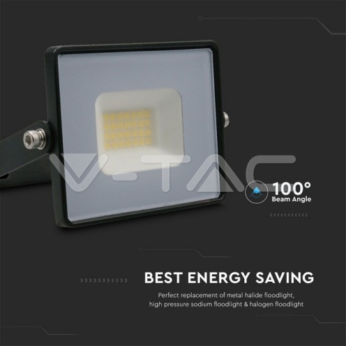 20W LED Прожектор Е-Series G2 Черно Тяло 4000K - изглед 4
