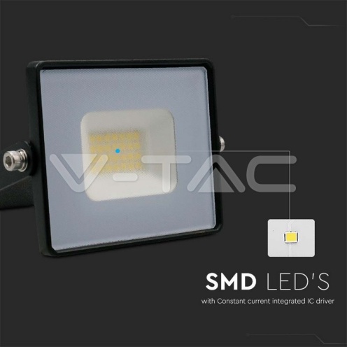 20W LED Прожектор Е-Series G2 Черно Тяло 3000K - изглед 2