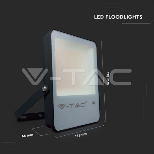 50W LED Прожектор SAMSUNG ЧИП G8 Черно Тяло 6400К 137LM/W - изглед 7 - rZ commerce 50W LED Прожектор SAMSUNG ЧИП G8 Черно Тяло 6400К 137LM/W - изглед 7