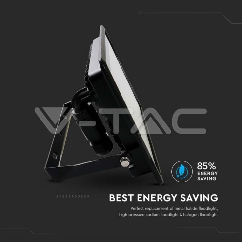 50W LED Прожектор SAMSUNG ЧИП Черно Тяло 6400К - изглед 9