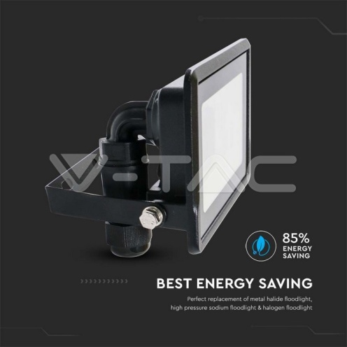10W LED Прожектор SAMSUNG ЧИП Черно Тяло 4000К - изглед 9