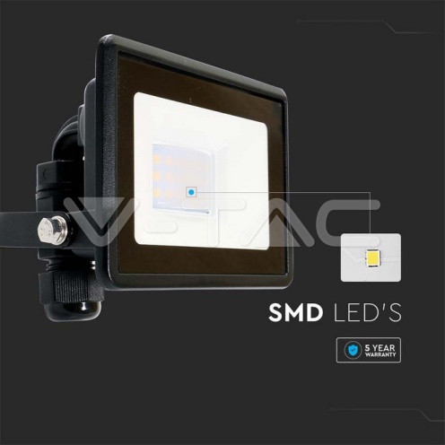 10W LED Прожектор SAMSUNG ЧИП Черно Тяло 4000К - изглед 8