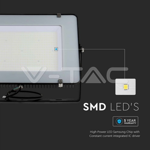 300W LED Прожектор SAMSUNG ЧИП G2 SMD SLIM Черно Тяло 4000К - изглед 11 - rZ commerce 300W LED Прожектор SAMSUNG ЧИП G2 SMD SLIM Черно Тяло 4000К - изглед 11