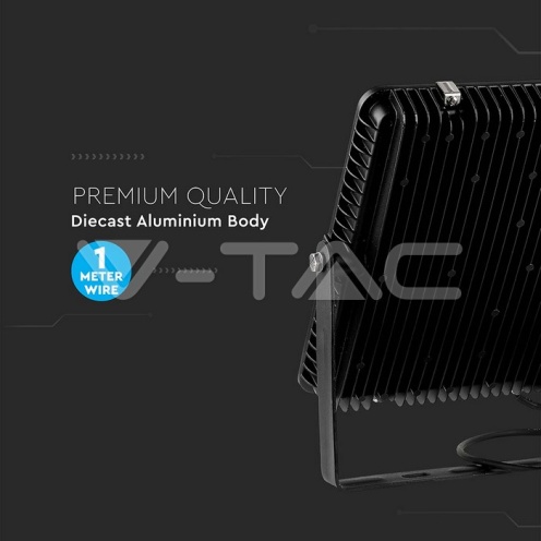 300W LED Прожектор SAMSUNG ЧИП G2 SMD SLIM Черно Тяло 4000К - изглед 2 - rZ commerce 300W LED Прожектор SAMSUNG ЧИП G2 SMD SLIM Черно Тяло 4000К - изглед 2