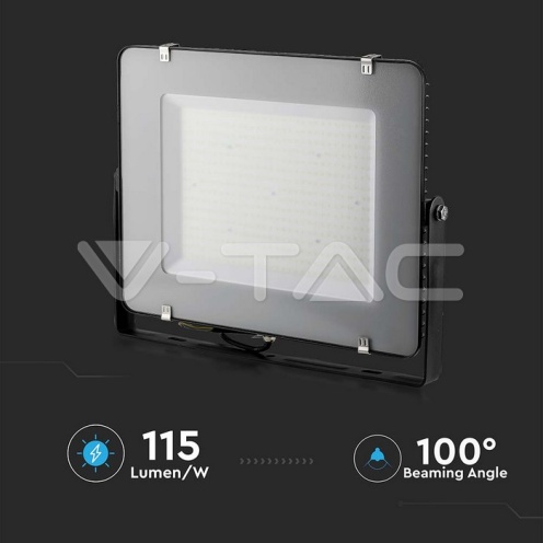 300W LED Прожектор SAMSUNG ЧИП G2 SMD SLIM Черно Тяло 4000К - изглед 3 - rZ commerce 300W LED Прожектор SAMSUNG ЧИП G2 SMD SLIM Черно Тяло 4000К - изглед 3