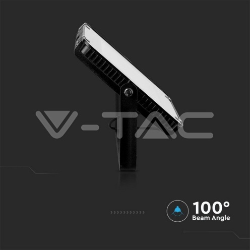 200W LED Прожектор SAMSUNG ЧИП G2SMD SLIM Черно Тяло 4000К - изглед 4